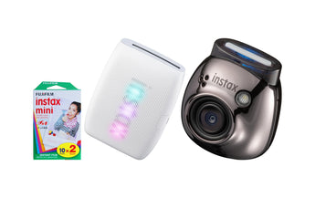 Fujifilm Fotokamera Instax Pal inkl. mini Link 3 und Film Metall