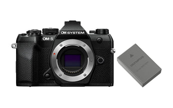 OM-System Fotokamera OM-5 II Body inkl. Akku Schwarz