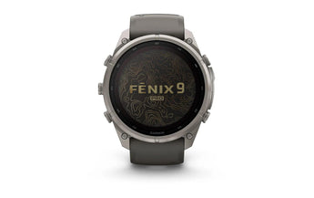 GARMIN Fenix 9 Pro inReach Solar 51 mm Titan Silikon Grau