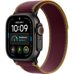 Apple Watch Ultra 4 Black Titan Burgundy Trail Loop M/L