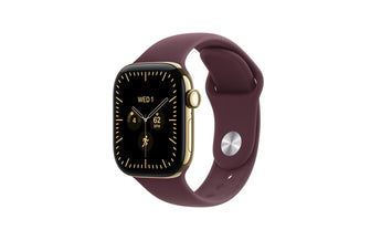 Apple Watch Series 12 42 mm CEL Gold Titan, Burgundy SP Band S/M
