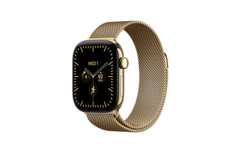 Apple Watch Series 12 42 mm CEL Gold Titan, Gold Milanese Loop