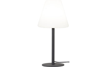 Star Trading Tischleuchte Kreta, 60 cm, Grau