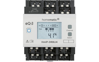 Homematic IP Smart Home Funk-Jalousieaktor für Hutschienenmontage 4-fach