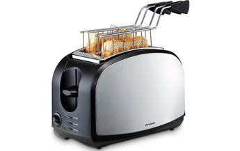 Trisa Toaster Crispy Snack Schwarz/Silber