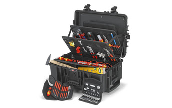 Knipex Werkzeugkoffer «Robust45» Elektro 63-teilig