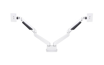 Multibrackets Tischhalterung Gas Lift Arm Dual SbS bis 10 kg – Weiss