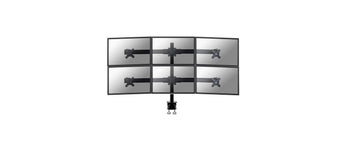 NEOMOUNTS Tischhalterung FPMA-D700D6 bis 50 kg – Schwarz