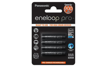 Panasonic Akku Eneloop BK-4HCDE/4BE NiMH AAA 930 mAh, 4 Stück