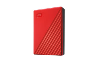 Western Digital Externe Festplatte My Passport 4 TB, Rot