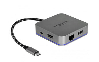 Delock Dockingstation USB 3.1 Typ-C – HDMI/USB-A/USB-C/LAN/PD 3.0