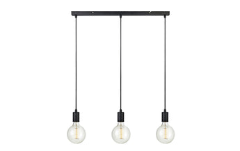 Markslöjd Pendelleuchte SKY 3L linear Schwarz