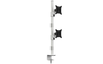 Multibrackets Tischhalterung Officeline Dual Vertical bis 8 kg – Weiss