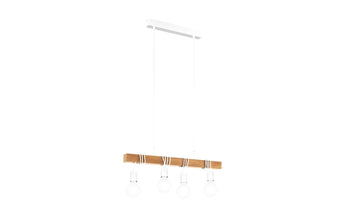 EGLO Leuchten Pendelleuchte TOWNSHEND 4x E27 Weiss