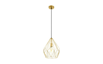 EGLO Leuchten Pendelleuchte CARLTON 1x E27 Gold