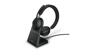 Jabra Headset Evolve2 65 Duo UC Schwarz, USB-C, inkl. Ladestation