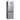 Samsung Kühl-Gefrierkombination RB7300 , 344l, D, WiFi, Silber mit Griffmulde