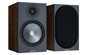 Monitor Audio Regallautsprecher Paar Bronze 100 Schwarze Walnuss