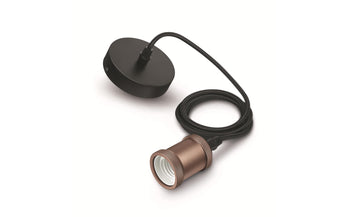 Philips Pendelleuchte Vintage E27, Rosegold
