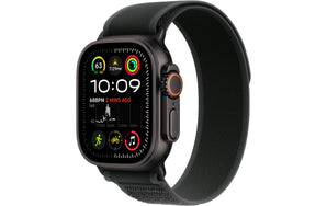 Apple Watch Ultra 2 Black Titanium Trail Loop Schwarz M/L