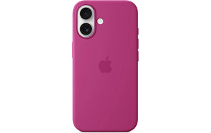 Apple Silicone Case mit MagSafe iPhone 16 Fuchsia