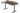 Ultradesk Gaming Tisch Highlander XXL Braun