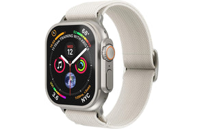 Vonmählen Armband Classic Nylon Loop Apple Watch 44/45/46/49 mm Cream