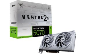 MSI Grafikkarte GeForce RTX 5070 VENTUS 2X OC Weiss 12 GB
