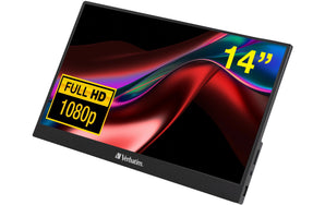 Verbatim Monitor 49590 14 , 1920 x 1080 (Full HD)