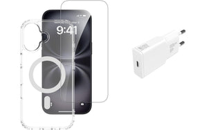 4smarts Back Cover 3in1 Starter Set MagSafe für iPhone 17