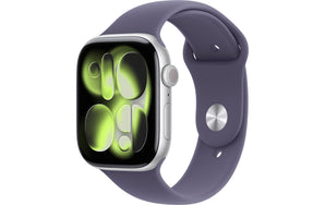 Apple Watch Series 11 46 mm LTE Silver Alu Purple Fog Sport M/L