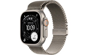 Apple Watch Ultra 3 Natural Titanium Milanese Loop M