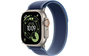 Apple Watch Ultra 3 Natural Titanium Blue/Bright Trail Loop M/L