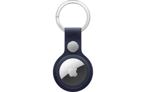 Apple AirTag Schlüsselanhänger aus Feingewebe Navy