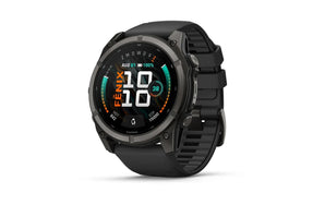 GARMIN Fenix 9 51 mm AMOLED Sapphire Titan Silikonarmband