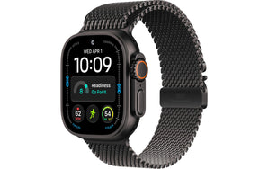 Apple Watch Ultra 4 Black Titan Milanese Loop M
