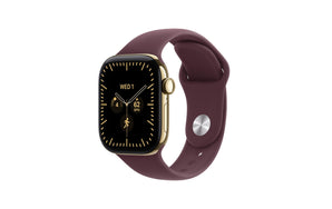 Apple Watch Series 12 42 mm CEL Gold Titan, Burgundy SP Band S/M