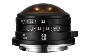 Laowa Festbrennweite 4 mm F/2.8 Fisheye – Fujifilm X-Mount